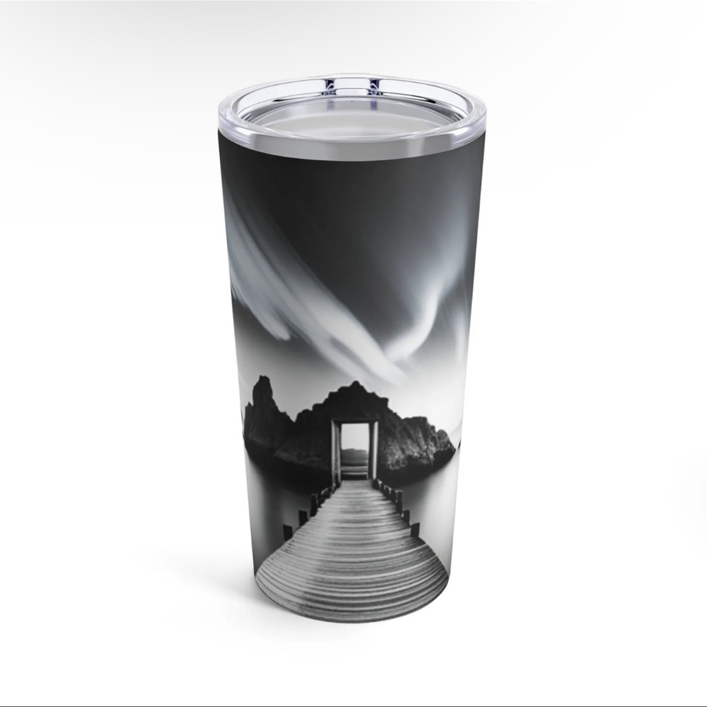 Relaxing oceanscape tumbler